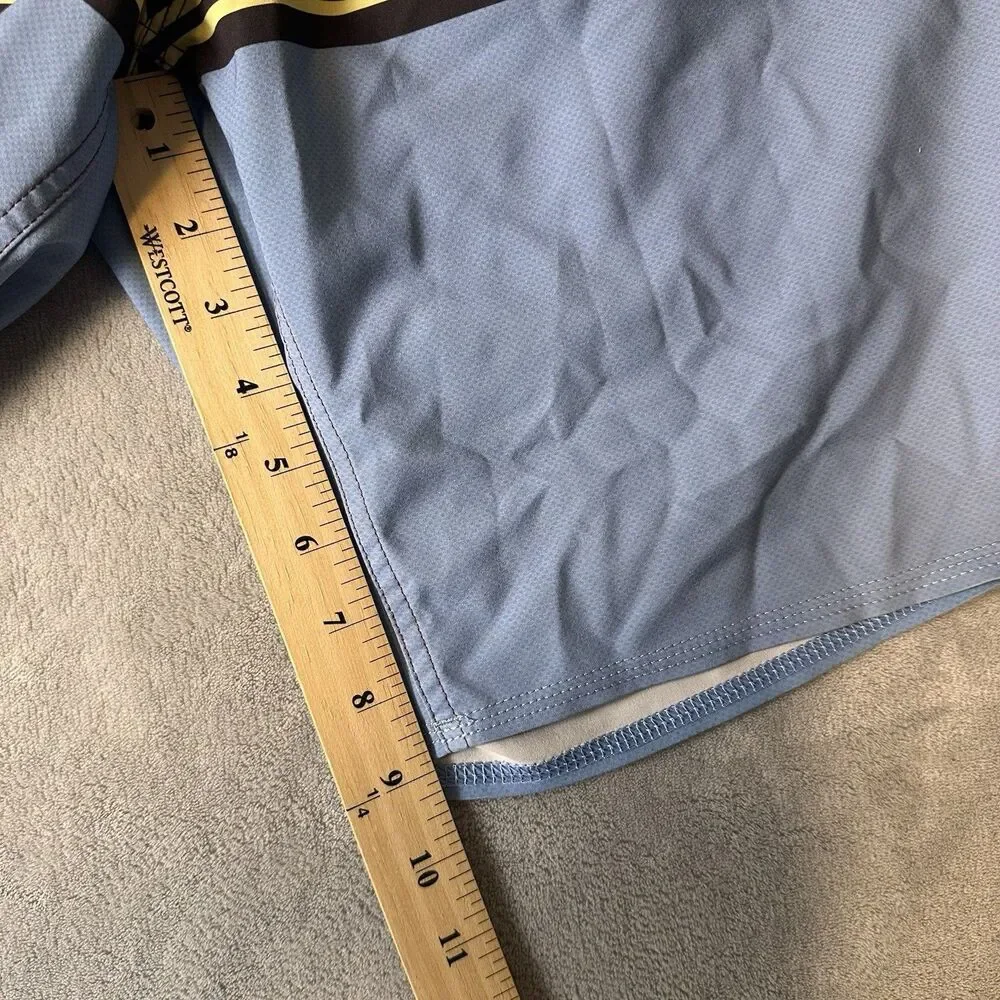 Quiksilver Men's Board Shorts Size 32 waist Striped Burgundy Blue Yellow Black